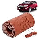 KINGSWAY PU Leatherite Car Steering Cover Sewable