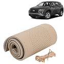 KINGSWAY PU Leatherite Car Steering Cover Sewable