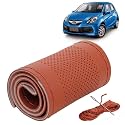 KINGSWAY PU Leatherite Car Steering Cover Sewable