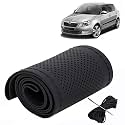 KINGSWAY PU Leatherite Car Steering Cover Sewable