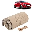 KINGSWAY PU Leatherite Car Steering Cover Sewable