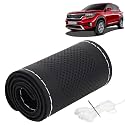 KINGSWAY PU Leatherite Car Steering Cover Sewable