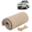 KINGSWAY PU Leatherite Car Steering Cover Sewable