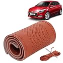 KINGSWAY PU Leatherite Car Steering Cover Sewable