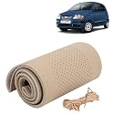 KINGSWAY PU Leatherite Car Steering Cover Sewable