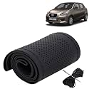 KINGSWAY PU Leatherite Car Steering Cover Sewable