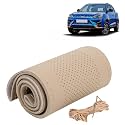 KINGSWAY PU Leatherite Car Steering Cover Sewable