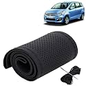 KINGSWAY PU Leatherite Car Steering Cover Sewable
