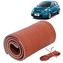 KINGSWAY PU Leatherite Car Steering Cover Sewable