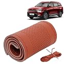 KINGSWAY PU Leatherite Car Steering Cover Sewable