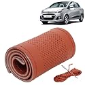 KINGSWAY PU Leatherite Car Steering Cover Sewable