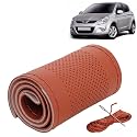 KINGSWAY PU Leatherite Car Steering Cover Sewable