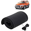 KINGSWAY PU Leatherite Car Steering Cover Sewable