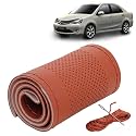 KINGSWAY PU Leatherite Car Steering Cover Sewable