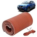 KINGSWAY PU Leatherite Car Steering Cover Sewable