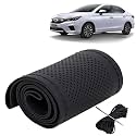 KINGSWAY PU Leatherite Car Steering Cover Sewable