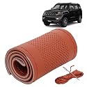KINGSWAY PU Leatherite Car Steering Cover Sewable