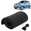 KINGSWAY PU Leatherite Car Steering Cover Sewable