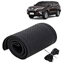 KINGSWAY PU Leatherite Car Steering Cover Sewable
