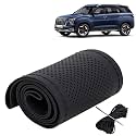 KINGSWAY PU Leatherite Car Steering Cover Sewable