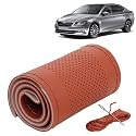 KINGSWAY PU Leatherite Car Steering Cover Sewable