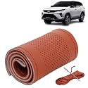 KINGSWAY PU Leatherite Car Steering Cover Sewable