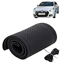KINGSWAY PU Leatherite Car Steering Cover Sewable