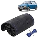 KINGSWAY PU Leatherite Car Steering Cover Sewable