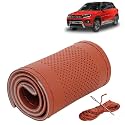 KINGSWAY PU Leatherite Car Steering Cover Sewable