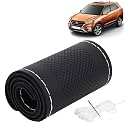 KINGSWAY PU Leatherite Car Steering Cover Sewable