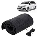 KINGSWAY PU Leatherite Car Steering Cover Sewable
