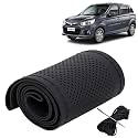 KINGSWAY PU Leatherite Car Steering Cover Sewable