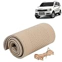 KINGSWAY PU Leatherite Car Steering Cover Sewable