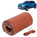 KINGSWAY PU Leatherite Car Steering Cover Sewable