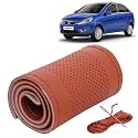 KINGSWAY PU Leatherite Car Steering Cover Sewable