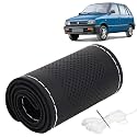 KINGSWAY PU Leatherite Car Steering Cover Sewable