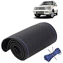 KINGSWAY PU Leatherite Car Steering Cover Sewable