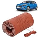 KINGSWAY PU Leatherite Car Steering Cover Sewable
