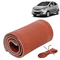 KINGSWAY PU Leatherite Car Steering Cover Sewable