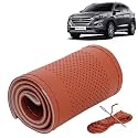 KINGSWAY PU Leatherite Car Steering Cover Sewable