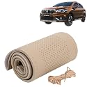 KINGSWAY PU Leatherite Car Steering Cover Sewable