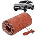 KINGSWAY PU Leatherite Car Steering Cover Sewable