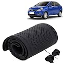 KINGSWAY PU Leatherite Car Steering Cover Sewable