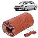 KINGSWAY PU Leatherite Car Steering Cover Sewable