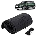 KINGSWAY PU Leatherite Car Steering Cover Sewable