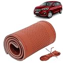 KINGSWAY PU Leatherite Car Steering Cover Sewable