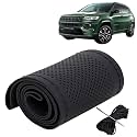 KINGSWAY PU Leatherite Car Steering Cover Sewable