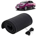 KINGSWAY PU Leatherite Car Steering Cover Sewable