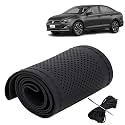 KINGSWAY PU Leatherite Car Steering Cover Sewable