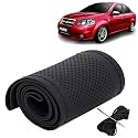 KINGSWAY PU Leatherite Car Steering Cover Sewable
